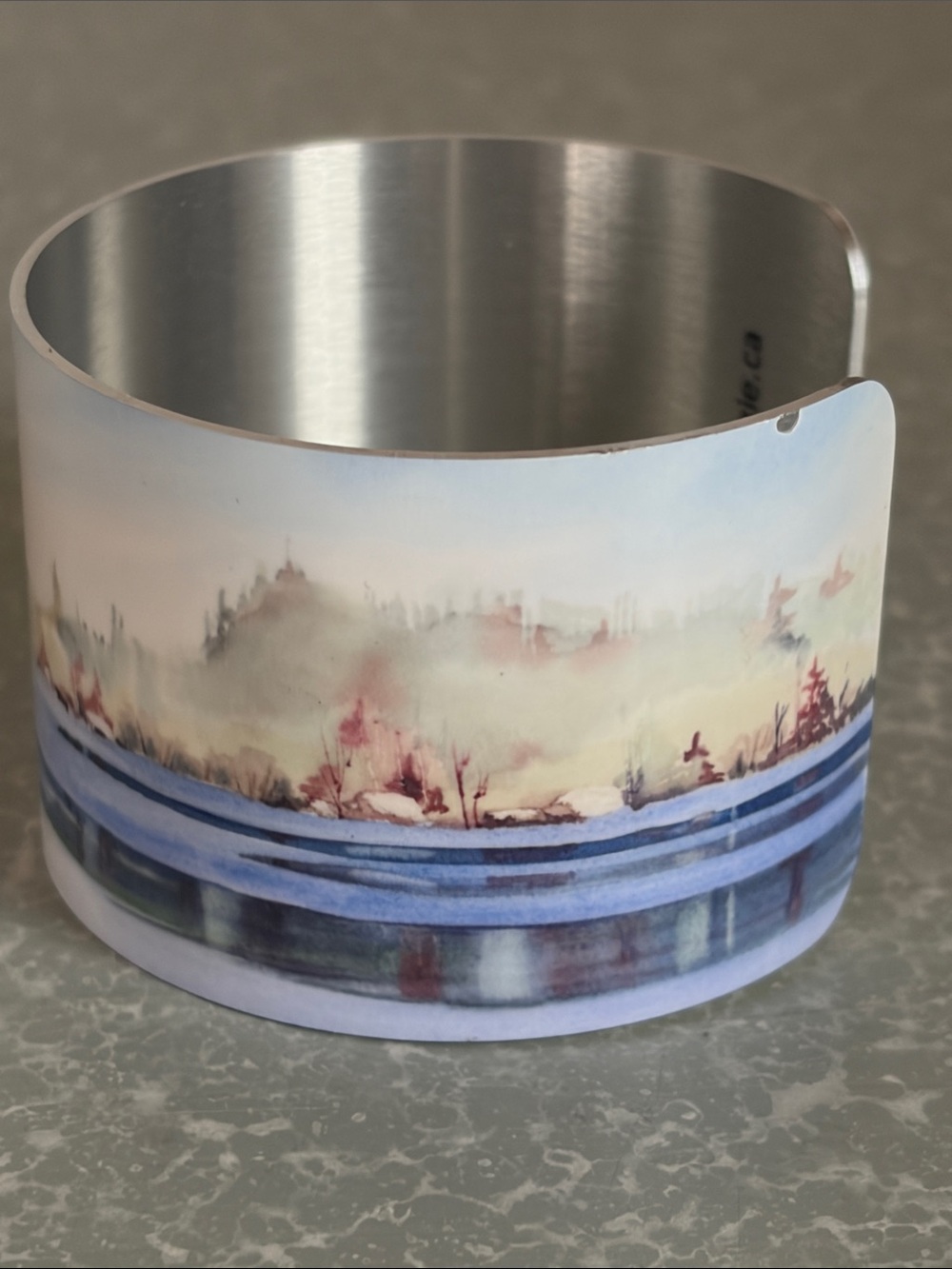 Biljana Baker Aluminum Landscape cuff bracelet